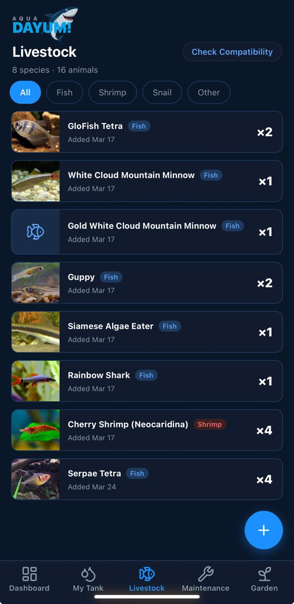 Livestock with Species Photos